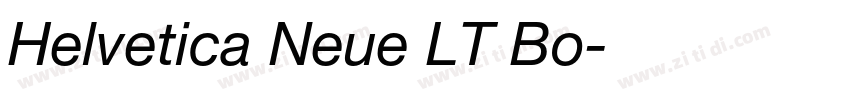 Helvetica Neue LT Bo字体转换 Helvetica Neue LT Bo字体转换